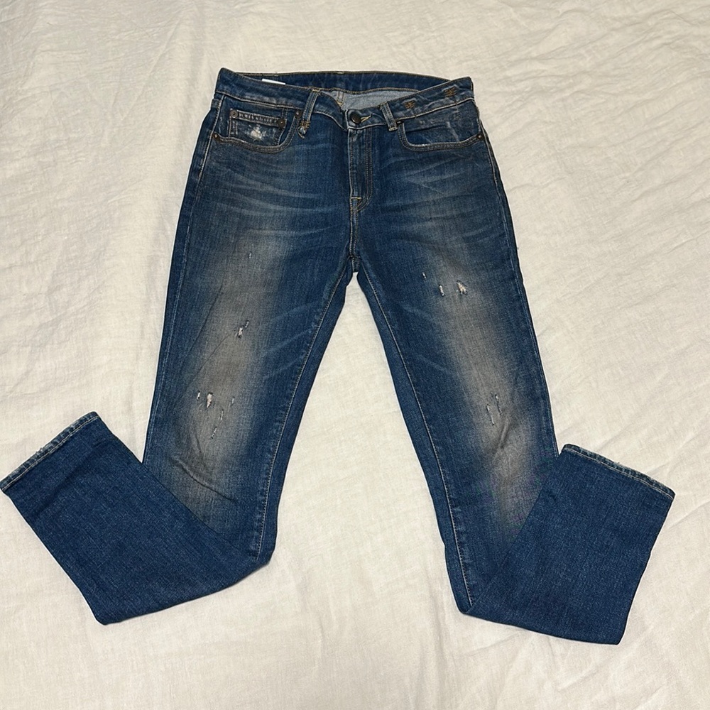 R13 Alison mid rise skinny 27